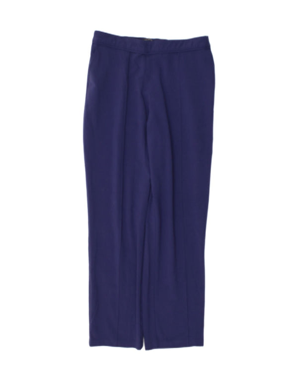 Calça feminina reta casual Marks & Spencer W30 L28 azul marinho