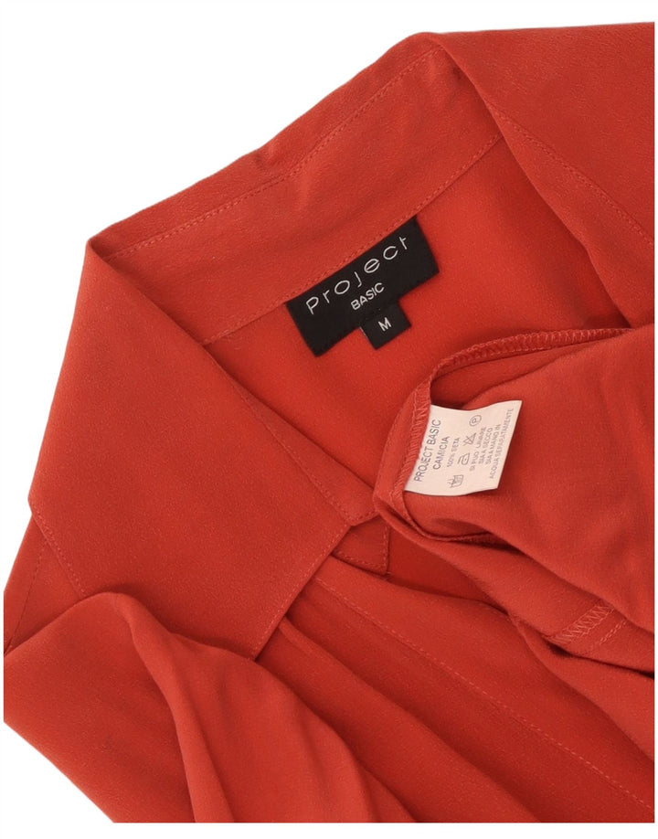 Blusa feminina Project UK 14 seda laranja média