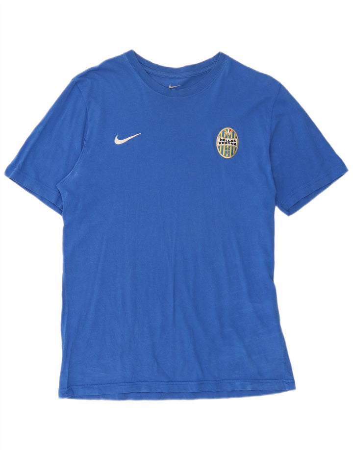 Camiseta Nike Masculina HELLAS VERONA Top Grande Algodão Azul