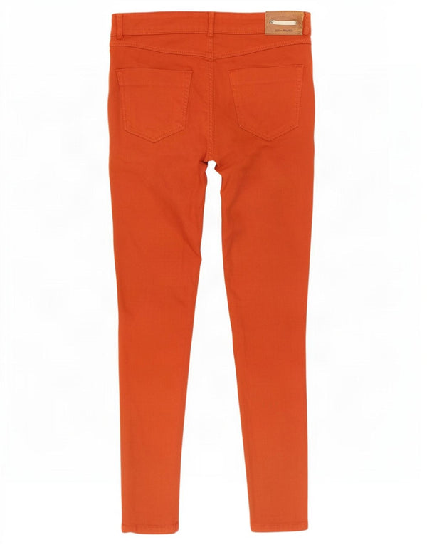 Calça jeans skinny feminina Zara EU 40 médio W30 L29 algodão laranja