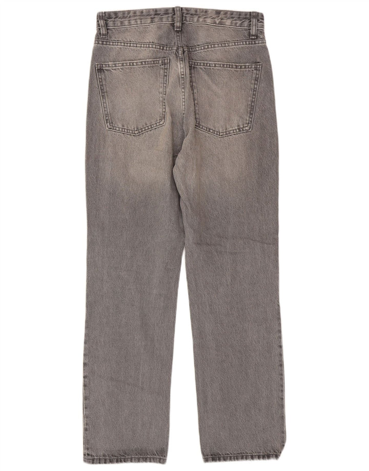 Calça jeans reta feminina Zara EU 40 médio W30 L29 cinza