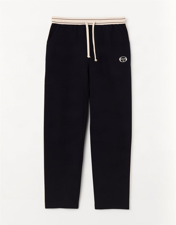 Calça de treino feminina Sergio Tacchini Reino Unido 10 pequeno bloco colorido azul marinho