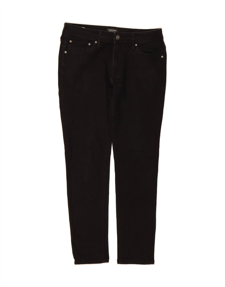 JACK & JONES Mens Slim Jeans W32 L30 Black Cotton Vintage Jack & Jones and Second-Hand Jack & Jones from Messina Hembry 