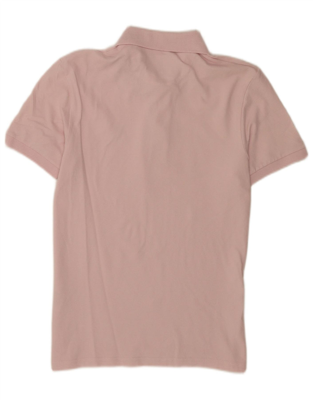 Camisa polo masculina Lyle & Scott pequena rosa algodão