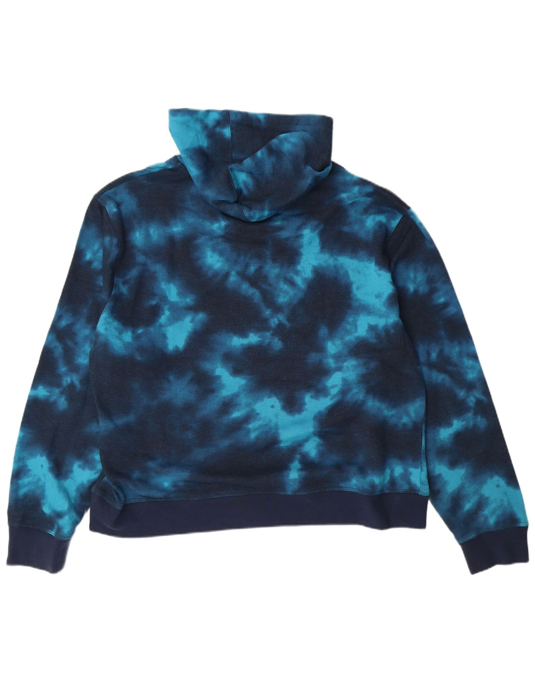 CHAMPION Suéter feminino com capuz UK 20 2XL azul tie-dye algodão