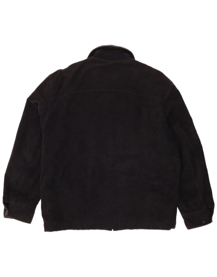 Jaqueta bomber masculina Gas UK 40 grande algodão azul marinho
