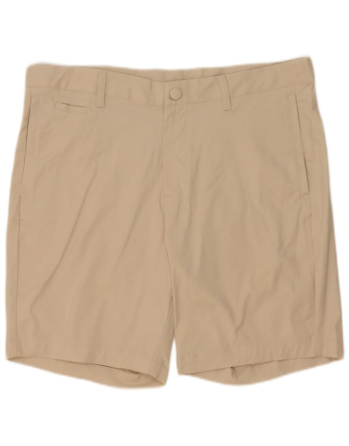 Adidas Mens Chino Shorts W34 Grande Algodão Bege