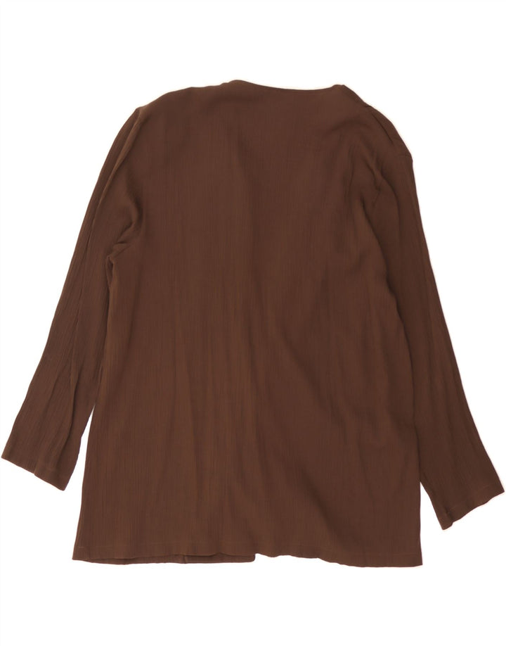 VINTAGE Womens Cardigan Top IT 48 XL Brown Vintage Vintage and Second-Hand Vintage from Messina Hembry 