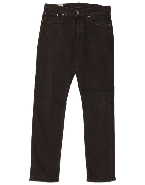 Levi's Masculino 511 Slim Jeans W31 L32 Algodão Preto
