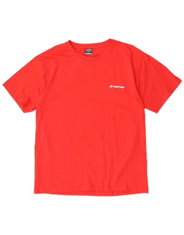 Camiseta masculina Lotto Top XL algodão vermelho