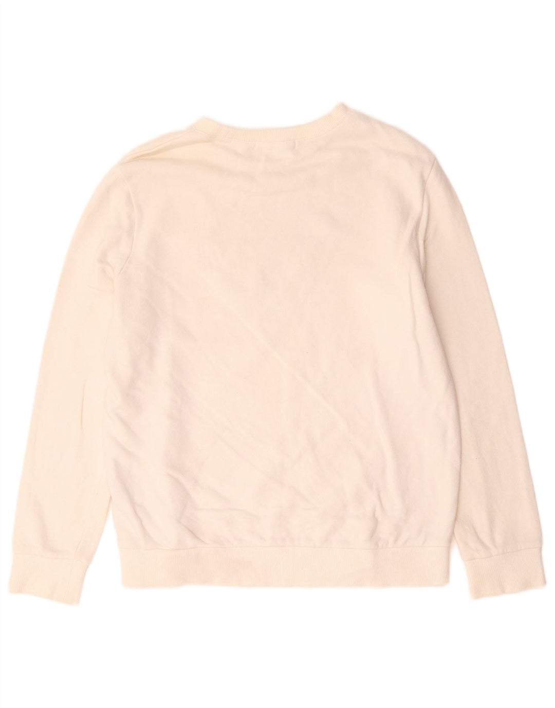 Suéter gráfico feminino Guess UK 14 médio off white algodão