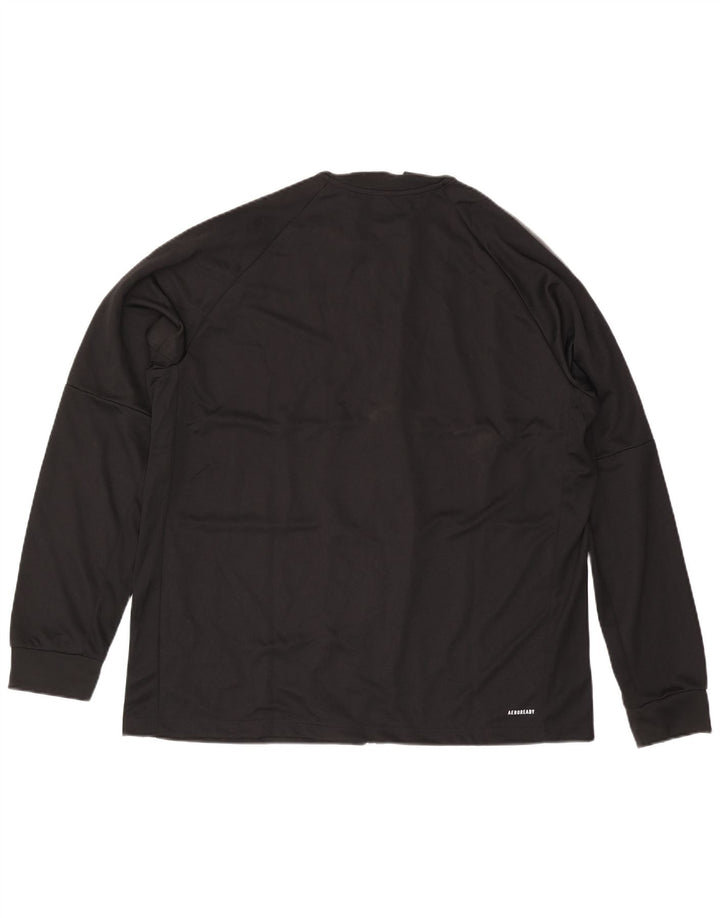 Adidas Mens Aeroready Tracksuit Top Jaqueta 2XL Poliéster Preto