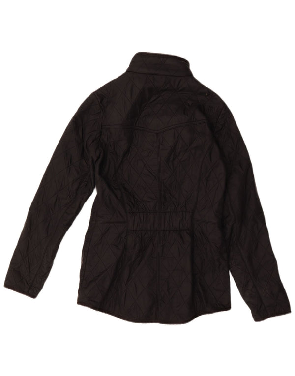 Jaqueta acolchoada feminina Barbour UK 8 pequena preta