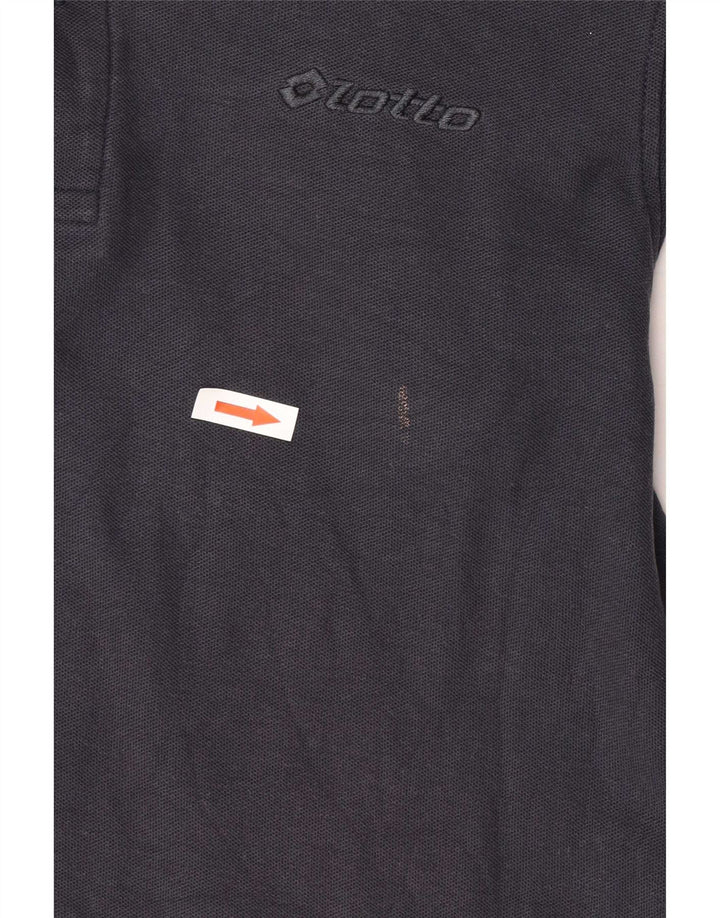 Camisa polo masculina Lotto médio algodão azul marinho