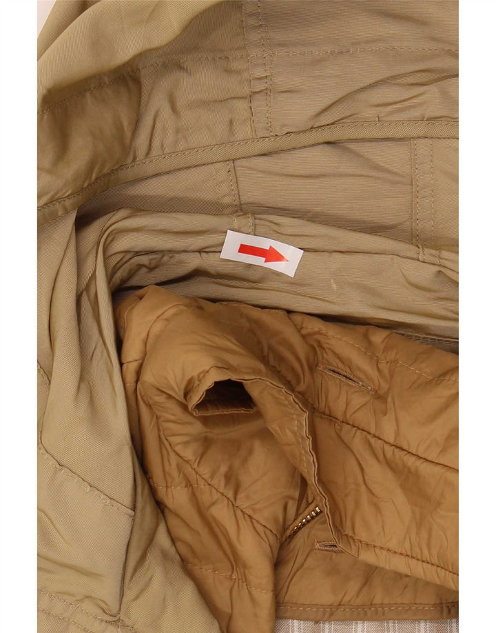 Jaqueta Parka feminina com capuz grande Massimo Dutti Reino Unido 6 XS Caqui