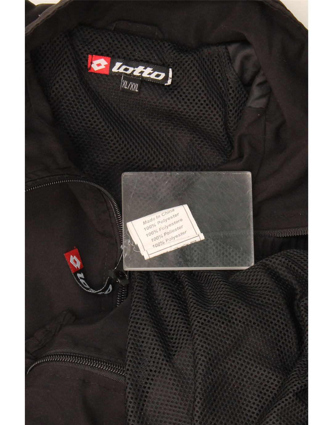 Lotto Mens Treino Top Jaqueta XL Poliéster Preto