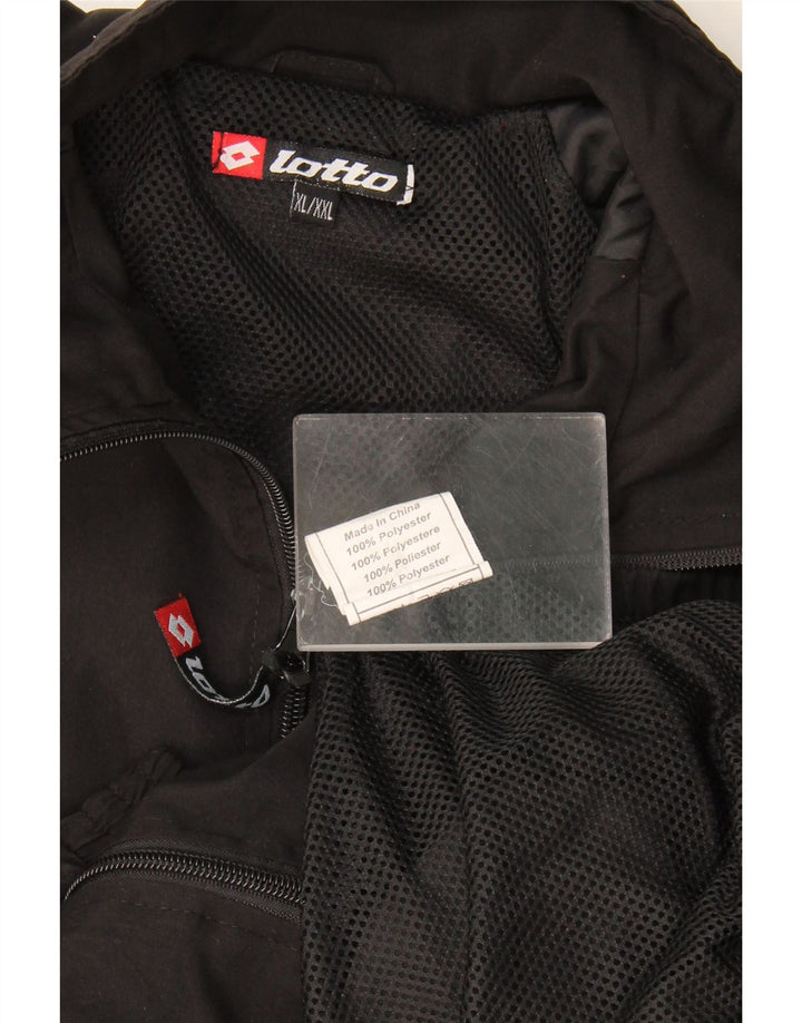 Lotto Mens Treino Top Jaqueta XL Poliéster Preto
