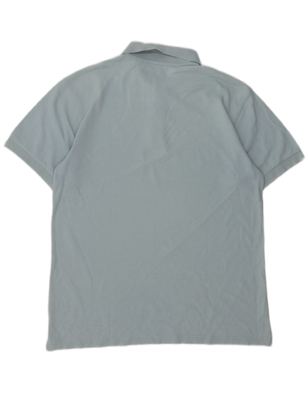 Camisa polo masculina Marlboro Classics grande algodão azul
