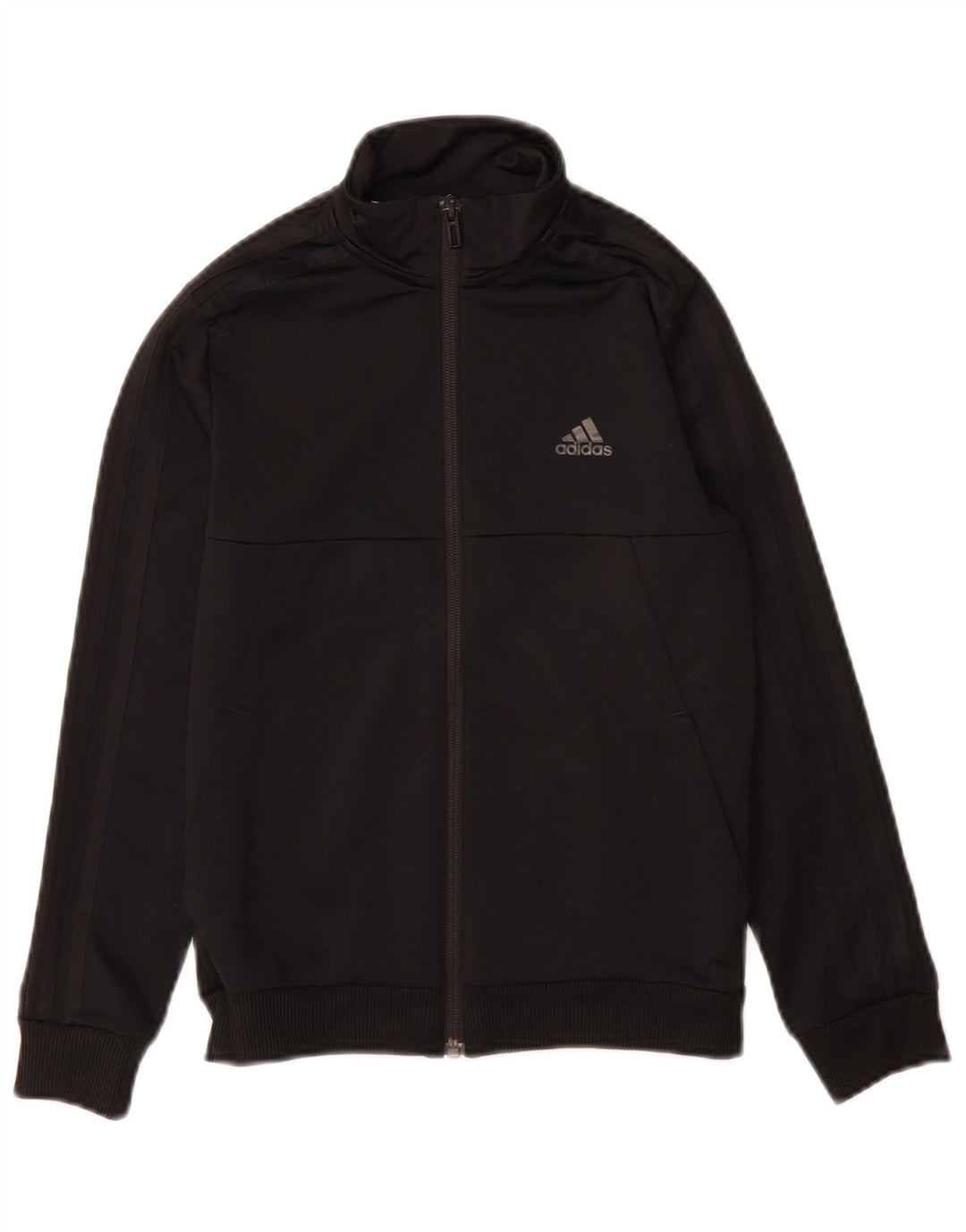 Casaco de treino Adidas Boys Climalite 9-10 anos preto poliéster