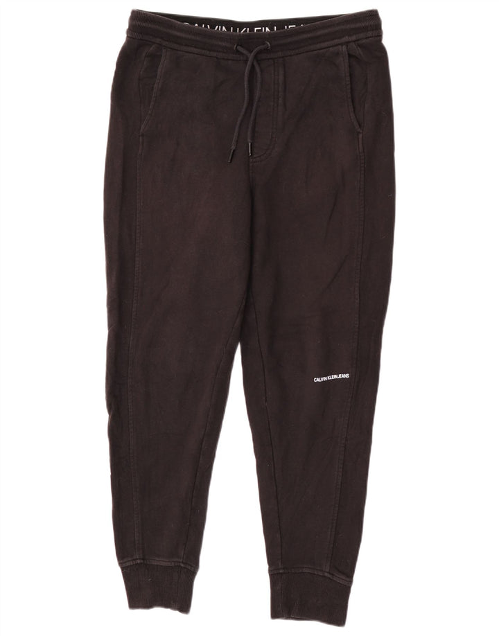 Calvin Klein Mens Calças de treino Joggers Pequeno Preto
