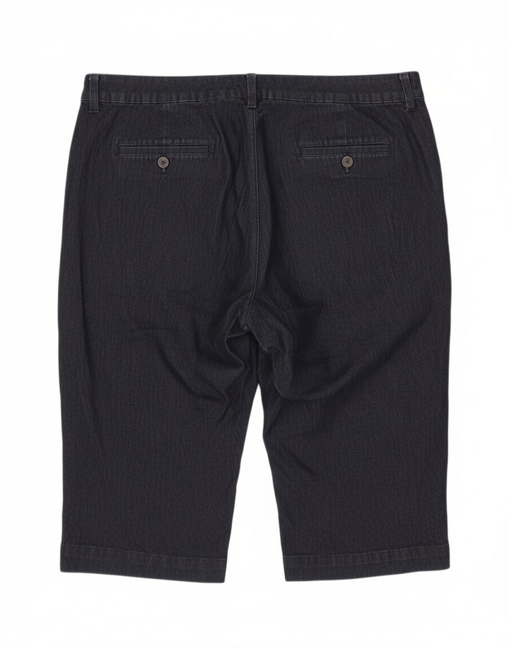 Bermuda jeans feminina LEE EUA 20 3XL W40 algodão azul