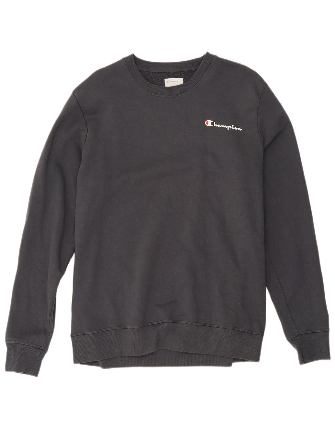 Champion moletom masculino jumper grande algodão cinza