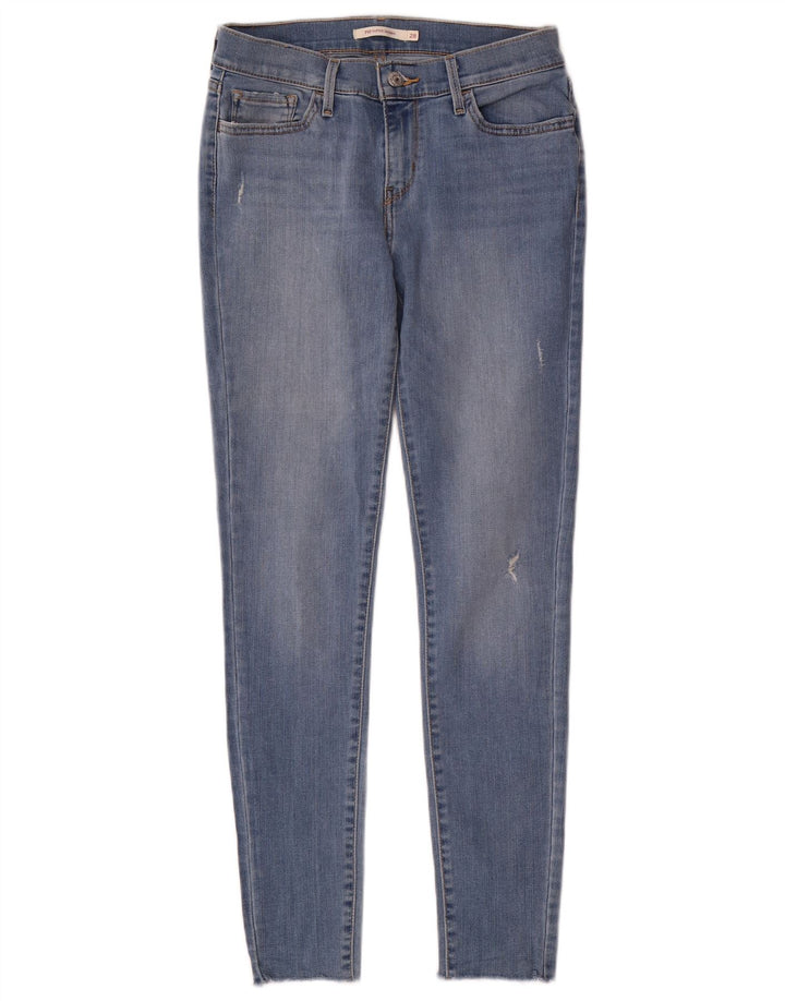 Calça jeans feminina Levi's 710 Super Skinny W28 L28 azul