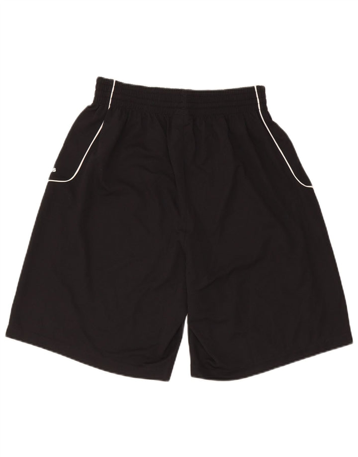 Shorts esportivos femininos Adidas médio preto colorblock poliéster