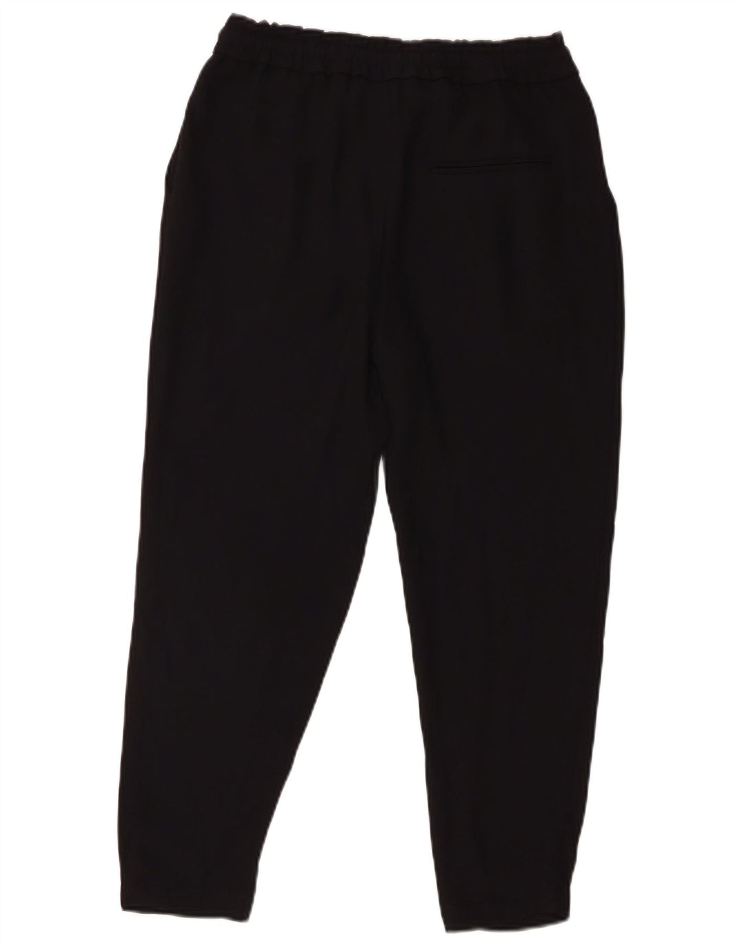 Zara Calça Feminina Cropped Pegged XS W24 L23 Poliéster Preto