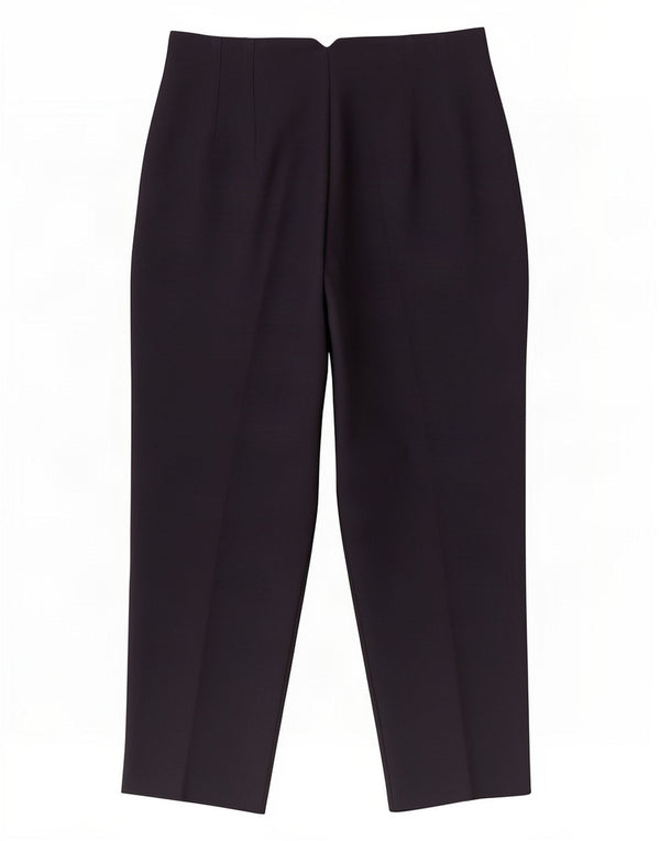 Zara Womens High Waist Tapered Casual Trousers Large W30 L26 Navy Blue