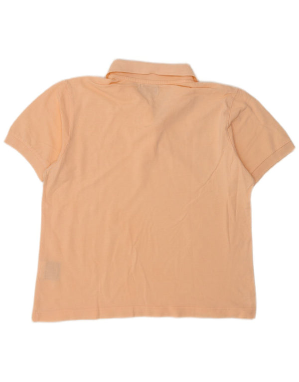 Camisa polo feminina Kappa UK 16 grande algodão rosa
