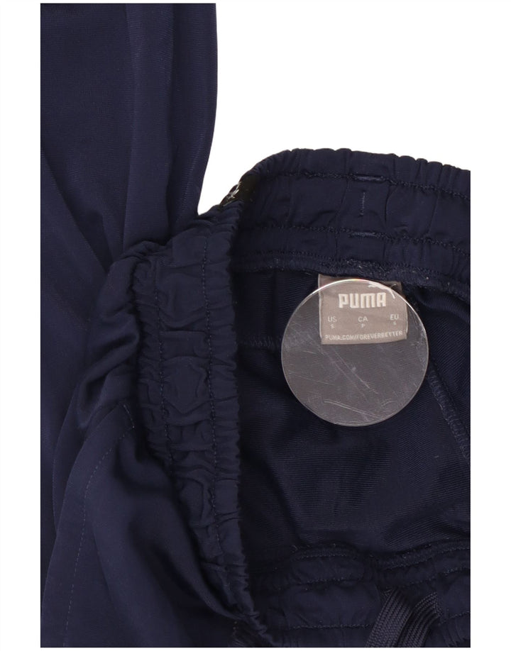 Calça de treino masculina Puma Joggers pequeno azul marinho