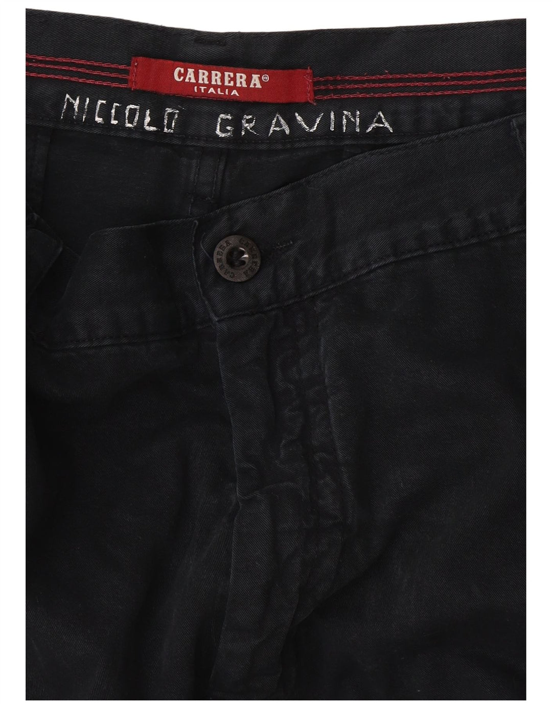 Calça Carrera Masculina Straight Cargo W36 L26 Azul Marinho