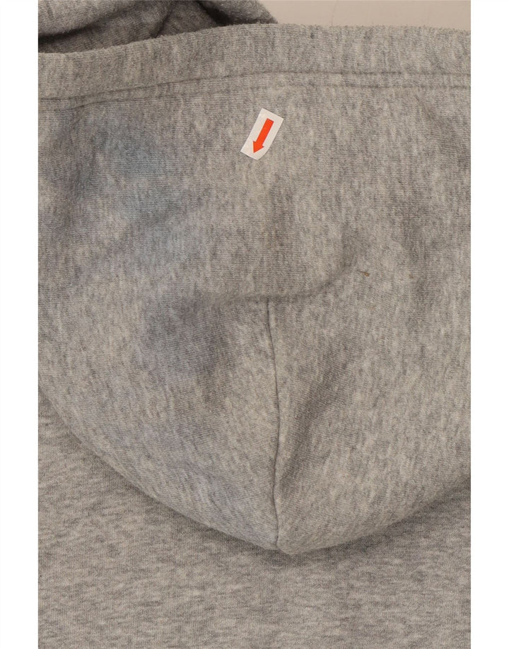 CHAMPION Suéter com capuz gráfico masculino XL algodão manchado cinza