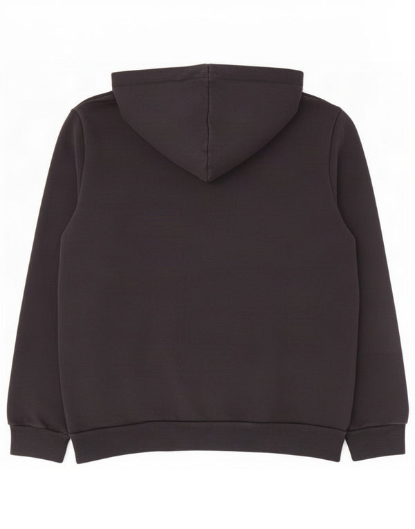 Puma masculino gráfico moletom com capuz médio preto