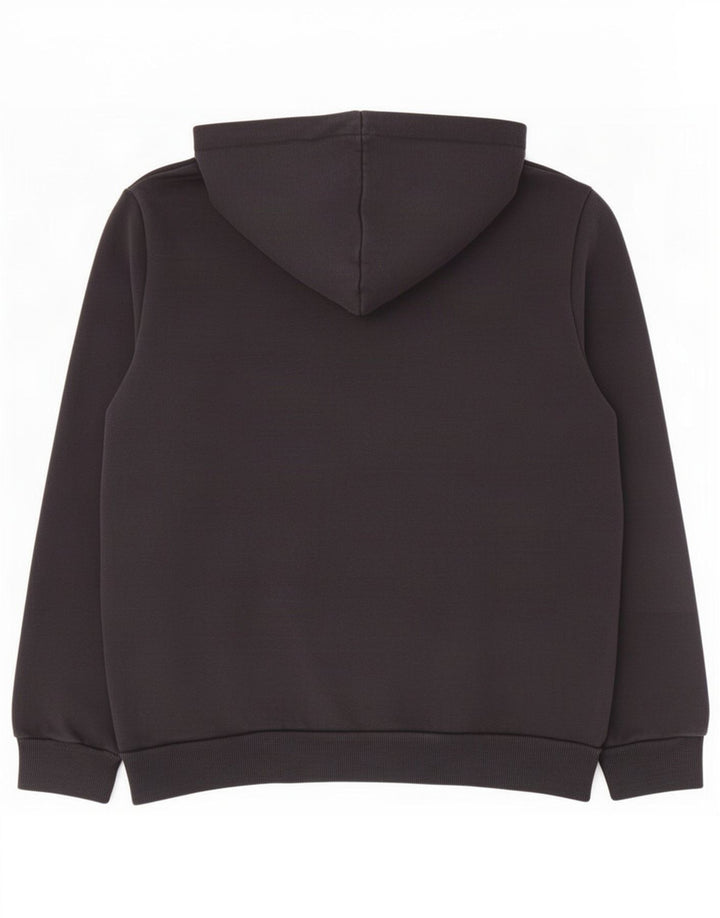Puma masculino gráfico moletom com capuz médio preto