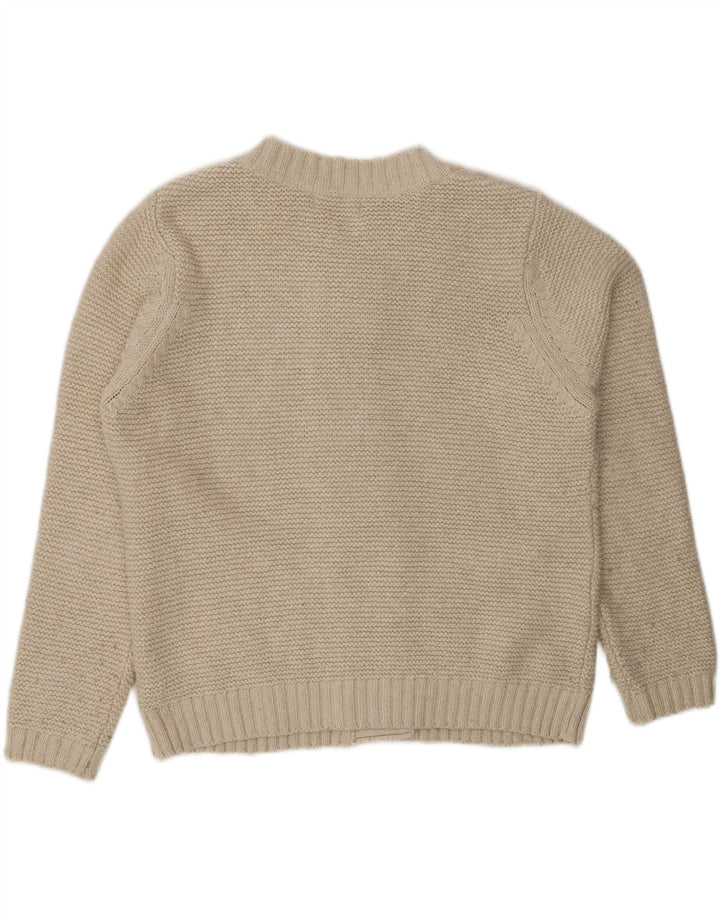 Marks & Spencer Suéter feminino Per Una Cardigan Reino Unido 16 Grande Off White