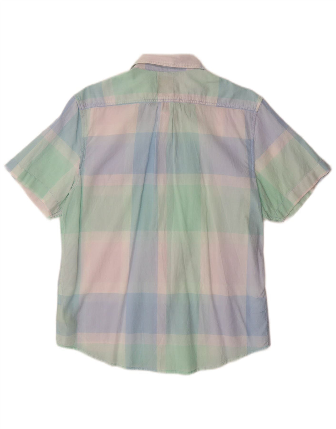 Camisa masculina LEE regular fit de manga curta, algodão xadrez médio multicolorido