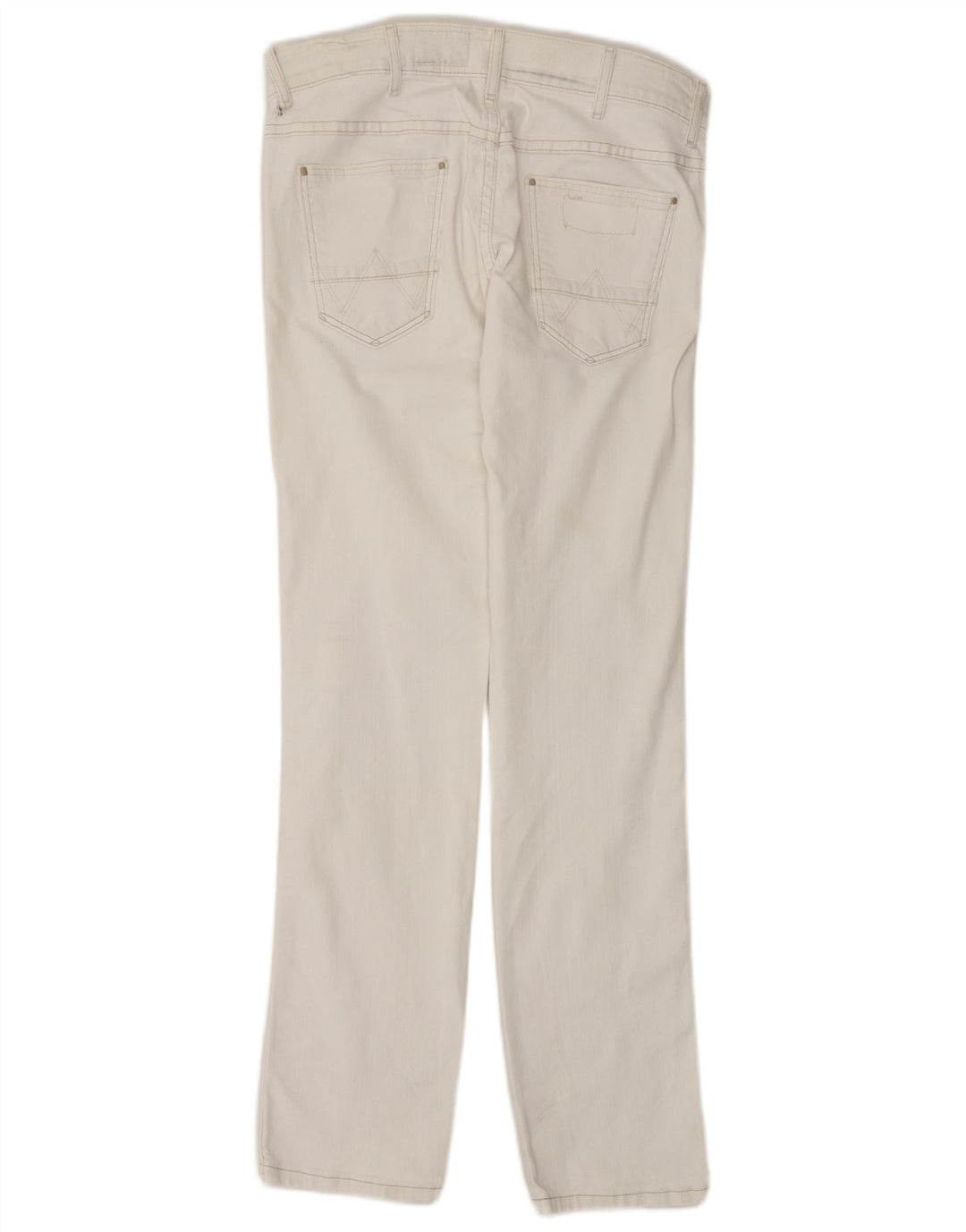 Wrangler Feminino Vegas Slim Jeans W30 L32 Branco
