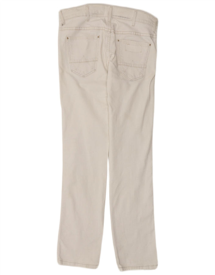 Wrangler Feminino Vegas Slim Jeans W30 L32 Branco