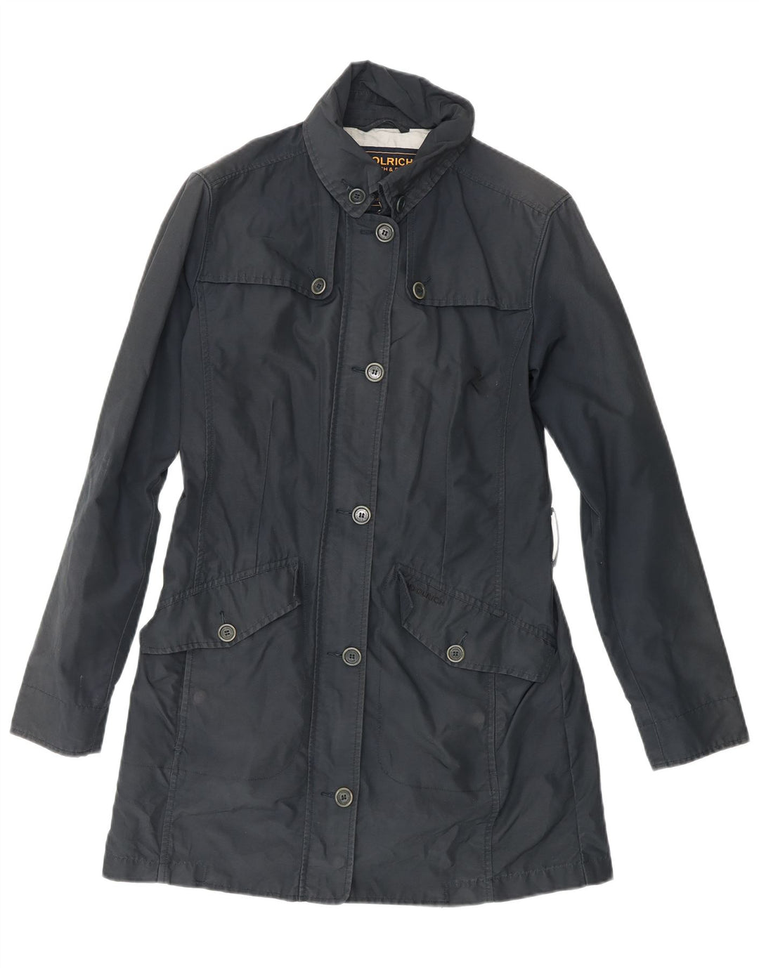 Casaco trench feminino WOOLRICH Reino Unido 14 médio preto