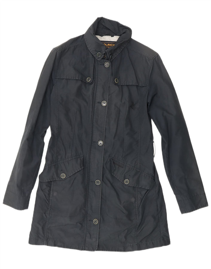 Casaco trench feminino WOOLRICH Reino Unido 14 médio preto