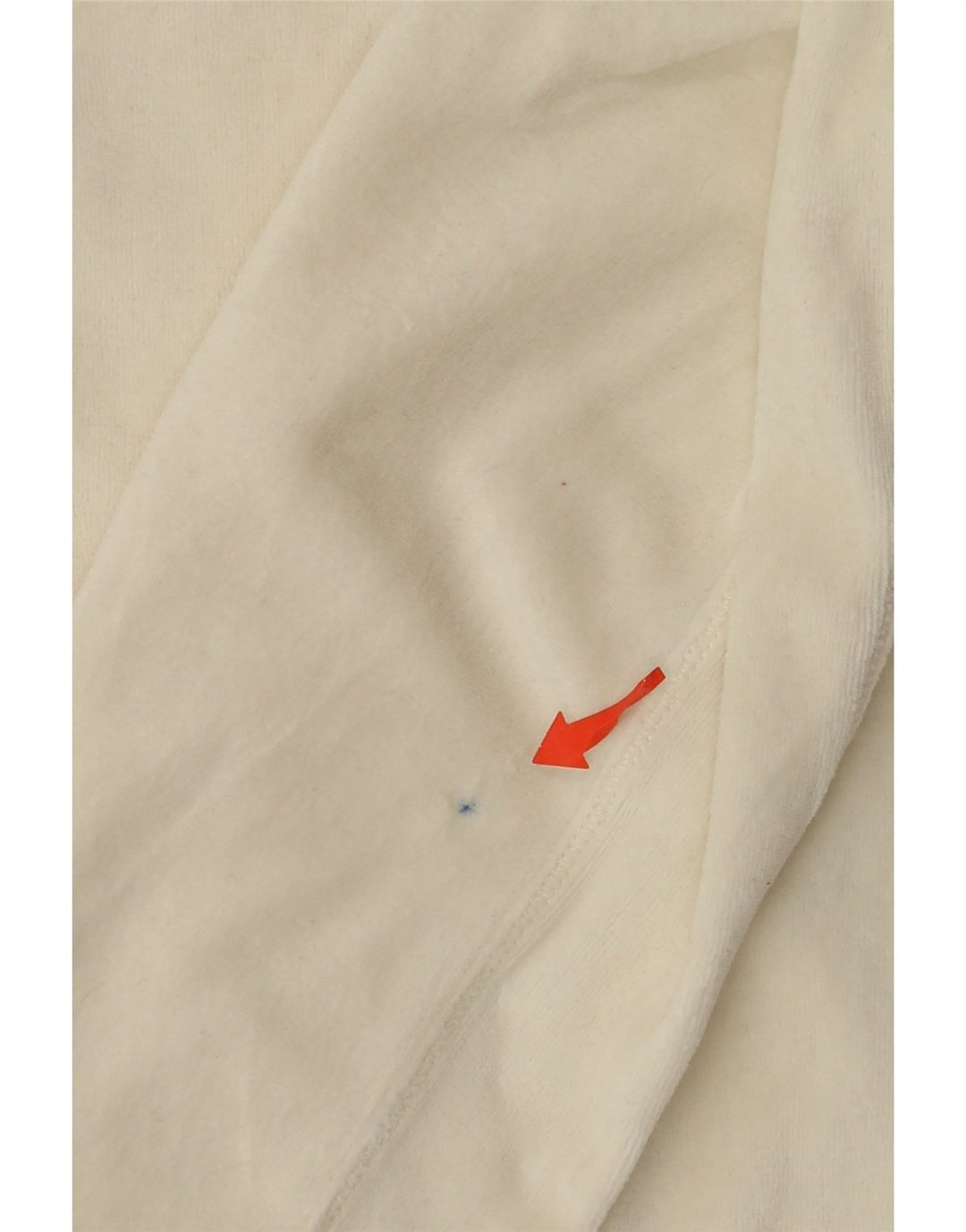 CHAMPION Jaqueta feminina cropped top UK 10 pequena off white