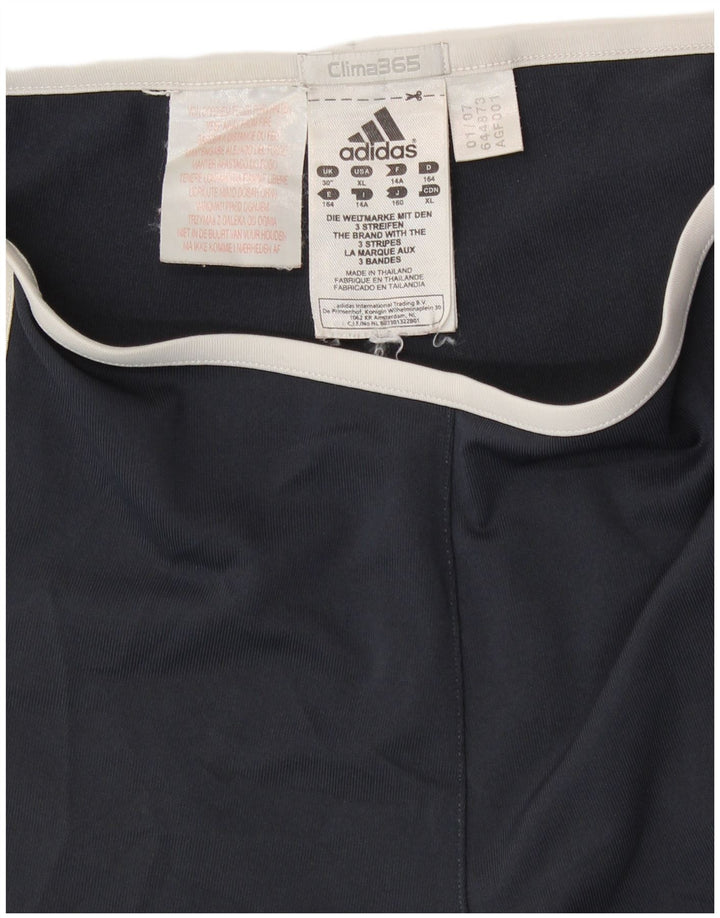 Calças de treino ADIDAS Menino Clima 365 13-14 anos azul marinho poliéster
