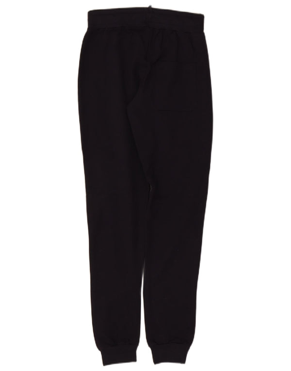 Calça de treino feminina Kappa Joggers UK 8 pequeno azul marinho