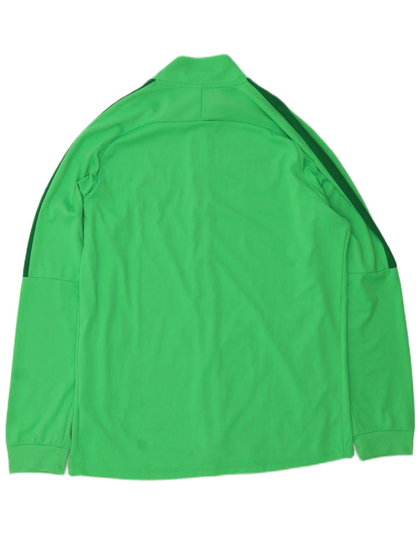 Nike Mens Graphic Tracksuit Top Jacket XL Verde Colorblock Poliéster