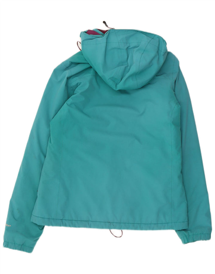 Jaqueta corta-vento feminina The North Face Hyvent UK 14 médio turquesa