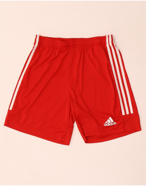 Adidas Mens Aeroready Sport Shorts Médio Poliéster Vermelho