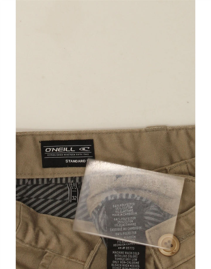 O'Neill Mens Chino Shorts W32 Poliéster Bege Médio