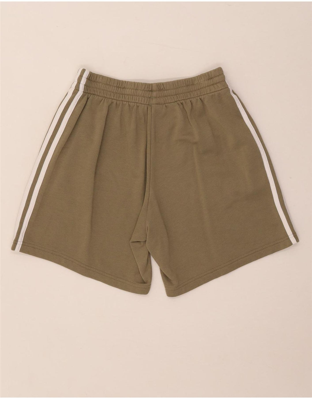 Shorts esportivos masculinos Adidas médio cáqui algodão